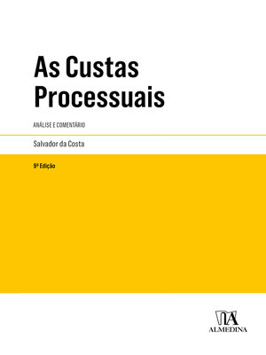 cover image of As Custas Processuais--9ª Edição